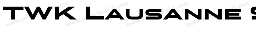 TWK Lausanne 950字体转换